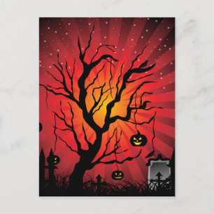 Carte de fête d'Halloween