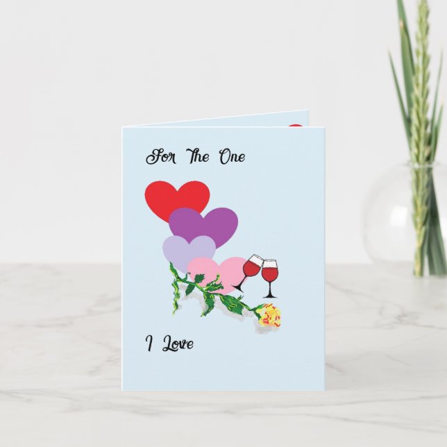 Carte de Fête G : Amour De Ma Vie (Devant)