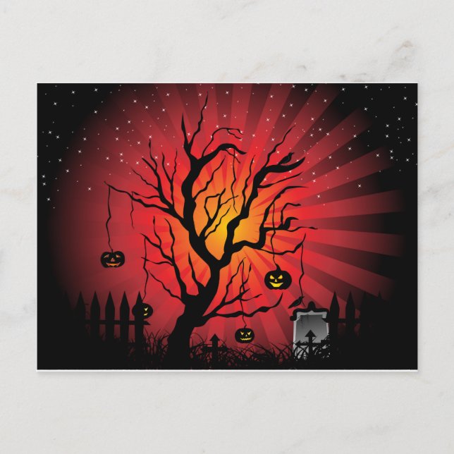 Carte de fête Halloween (Devant)