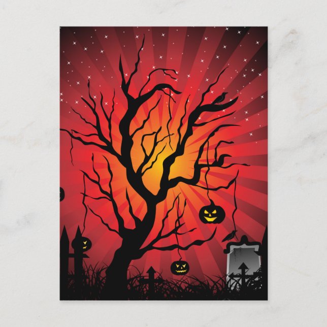 Carte de fête Halloween (Devant)