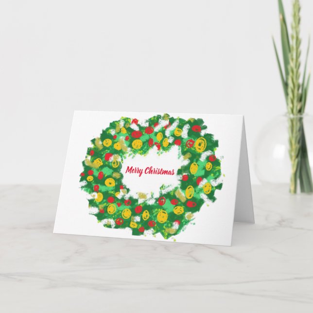 Carte de fêtes G : Joyeux Noël (Devant)