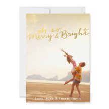 Carte de feuille d'or de Faux joyeuse et lumineuse