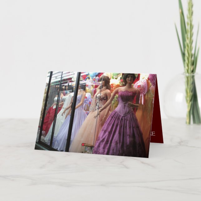 Carte de fiançailles personnalisée (Devant)