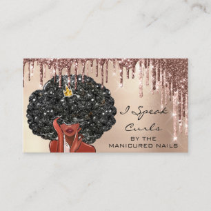 Carte de fidélité 10 Punch Curly Coiffeuse fille