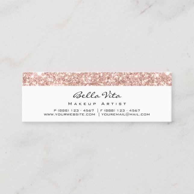 Carte de fidélité 6 Punch Maquillage de beauté Coe (Devant)