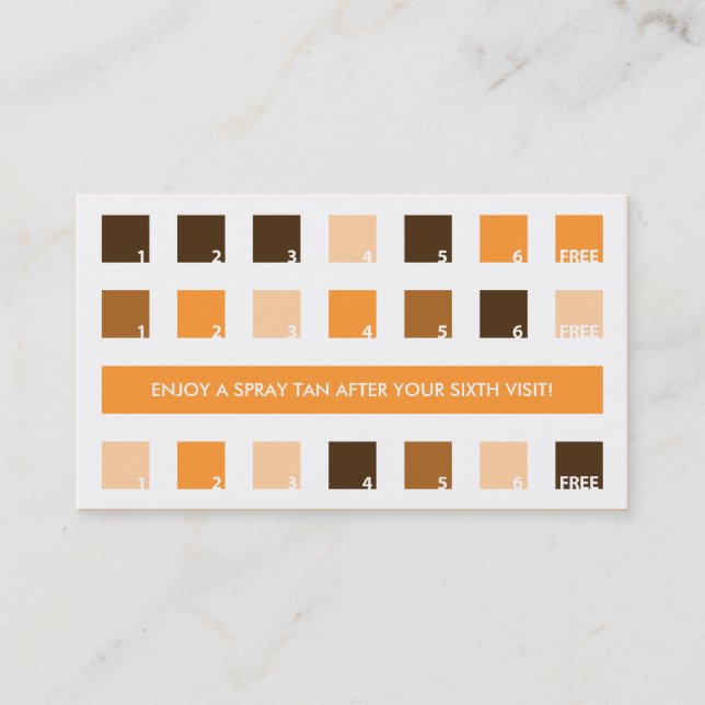 Carte De Fidélité Appréciation des clients SUN SALON (carrés moderne (Devant)