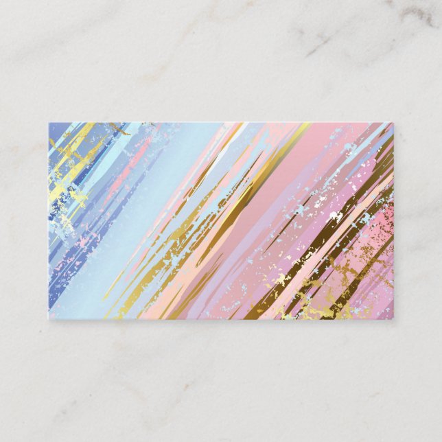 Carte De Fidélité Arrière - plan rose texturé (Devant)