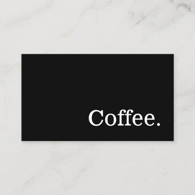 Carte De Fidélité Black Simple News Word Dark Loyalty Punch Card (Devant)