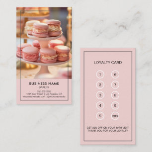 Carte De Fidélité Boulangerie sur mesure Boutique de gâteaux de conf