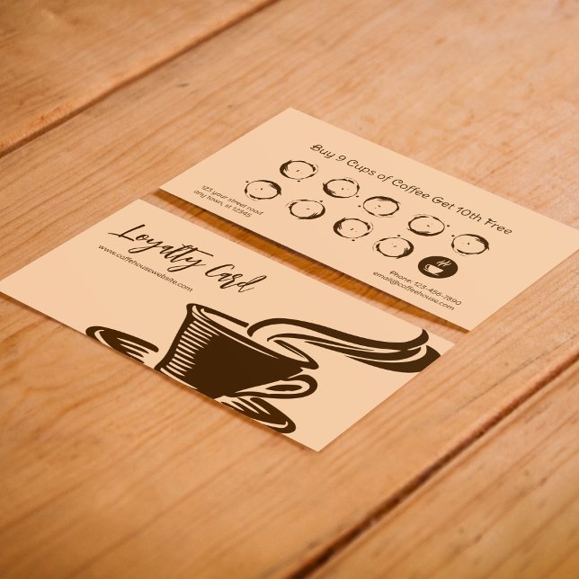 Carte De Fidélité Café / Boutique (Créateur téléchargé)
