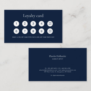Carte De Fidélité Clients professionnels minimalistes modernes perso