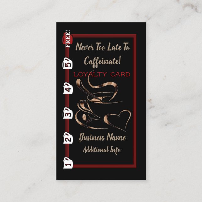 Carte de fidélité Coffee Love 2 (Devant)