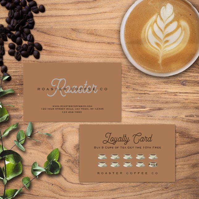 Carte De Fidélité Coffee Shop (Créateur téléchargé)