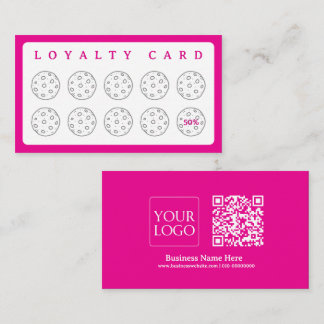 Carte De Fidélité Cookies Bakery Baker Coffee Shop Homemade Business
