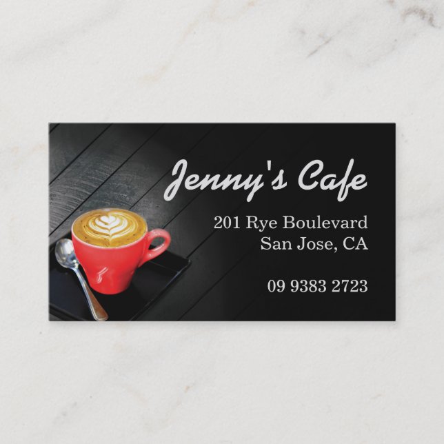 Carte de fidélité de café (Devant)