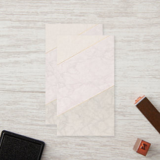 Carte De Fidélité Elegant Blank Loyalty Card – Ivory & Gold