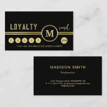 Elegant Gold Signature Monogram on Black
