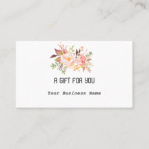Elégante aquarelle rose Fleurs personnalisées