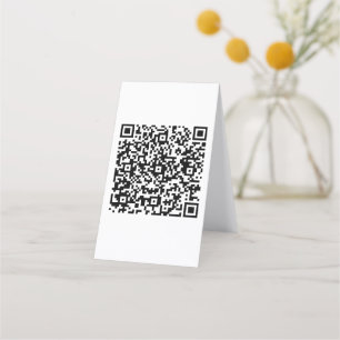 Carte De Fidélité Entreprise de code QR personnalisé 