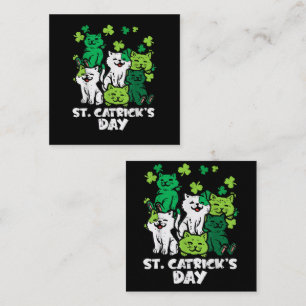 Carte De Fidélité Fête de la Saint-Patrick Cats Catricks Day Saint P