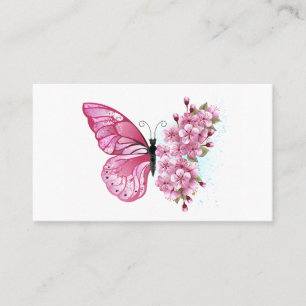 Carte De Fidélité Flower Butterfly