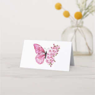 Carte De Fidélité Flower Butterfly