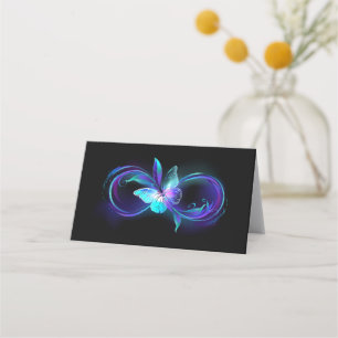 Carte De Fidélité Infinité brillante avec papillon magique