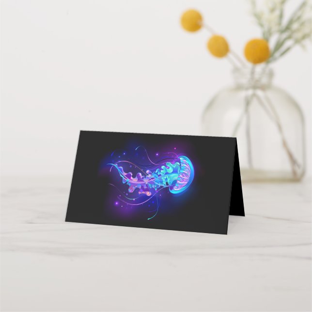 Carte De Fidélité Jellyfish éclatante couleur (Devant)