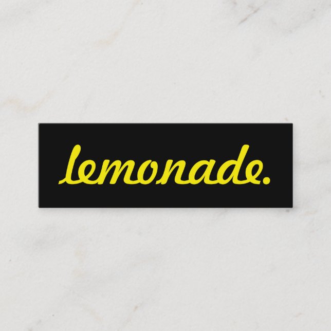 Carte De Fidélité lemonade ally punch (Devant)
