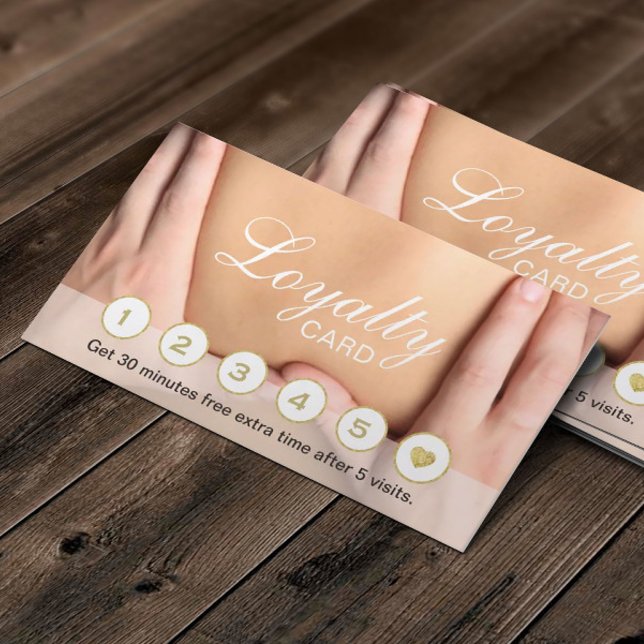 Carte De Fidélité Massage Thérapie Professionnelle Thérapiste Loyaut (Créateur téléchargé)