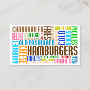 Carte De Fidélité mot hamburger web