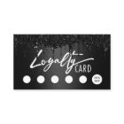 Parties scintillant Noire Dripographie Beauté Salo