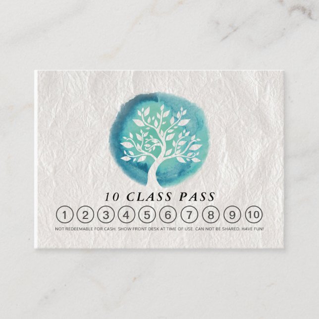 Carte de fidélité Pass Classe d'instructeur de méd (Devant)