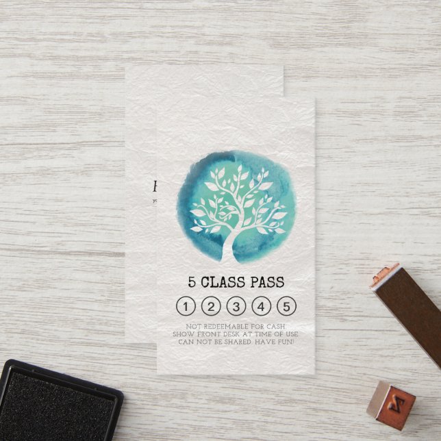Carte de fidélité Pass Classe d'instructeur de méd (Devant/Arrière en situation)