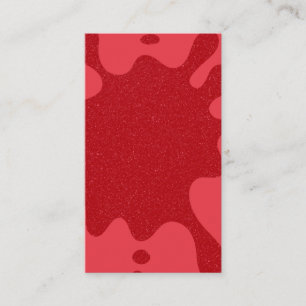 Carte de fidélité personnalisée Splash Tomato Red