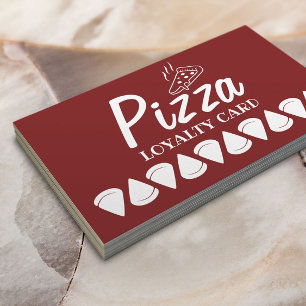 Carte De Fidélité Pizza Pasta Restaurant Loyalty Cards