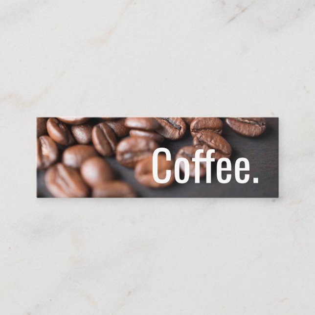 Carte De Fidélité Profondeur café haricots simple Oswald Punch Card (Devant)