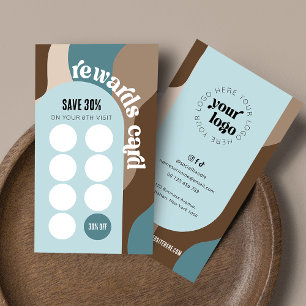 Carte De Fidélité Retro Super unique Salon de beauté Spa à ongles