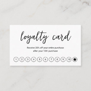 Carte De Fidélité Simple Élégant médias sociaux icônes QR Code moder