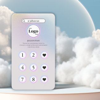 Carte de fidélité simple Holotel Pastel Instagram
