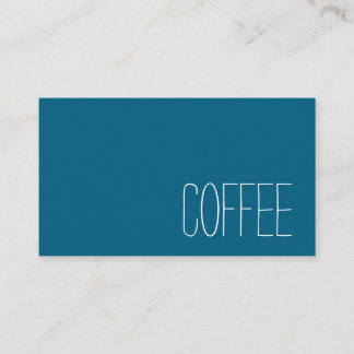 Carte De Fidélité Simple Stymie Word Dark Loyalty Coffee Punch-Card