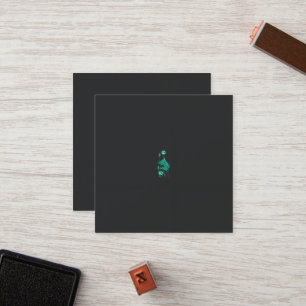Carte De Fidélité un tableau d'une fleur et d'un poisson sur un doss