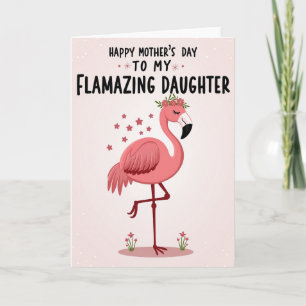 Carte de fille flamboyante
