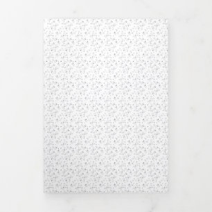 Carte De Fin D'année Trois Volets esquisse Design Quarante-neuf