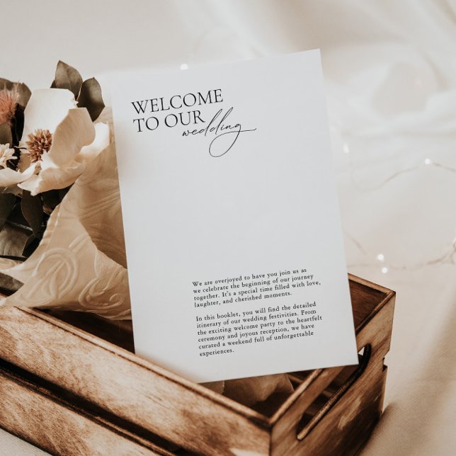 Carte De Fin D'année Trois Volets Livret mariage Heekend Itinéraire Timeline Elegant (Créateur téléchargé)