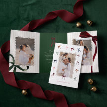 Photo élégant de noeuds de Noël à l'aquarelle fest