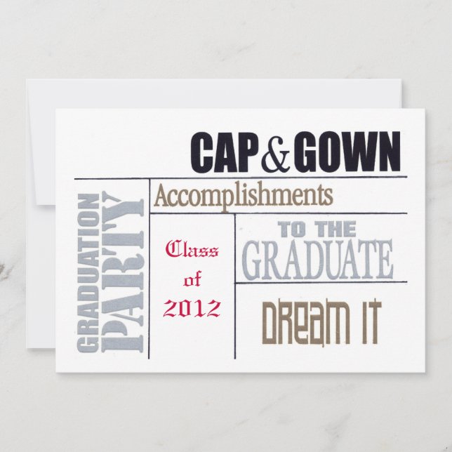 Carte de fin d'études (Devant)