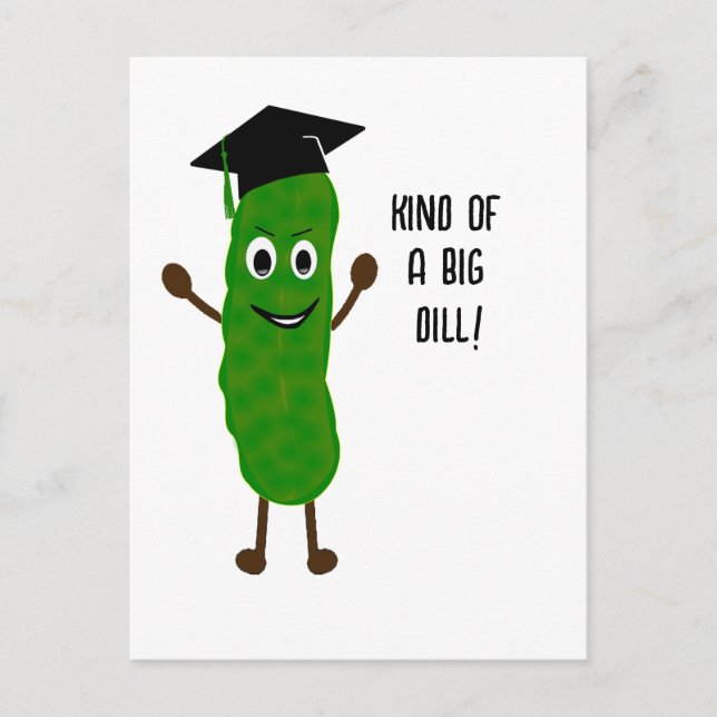 Carte de fin d'études drôle Big Dill Pickle | Humo (Devant)
