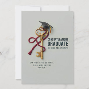 Carte de fin d'études Félicitations au Lauréat