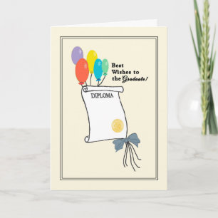 Carte de fin d'études secondaires